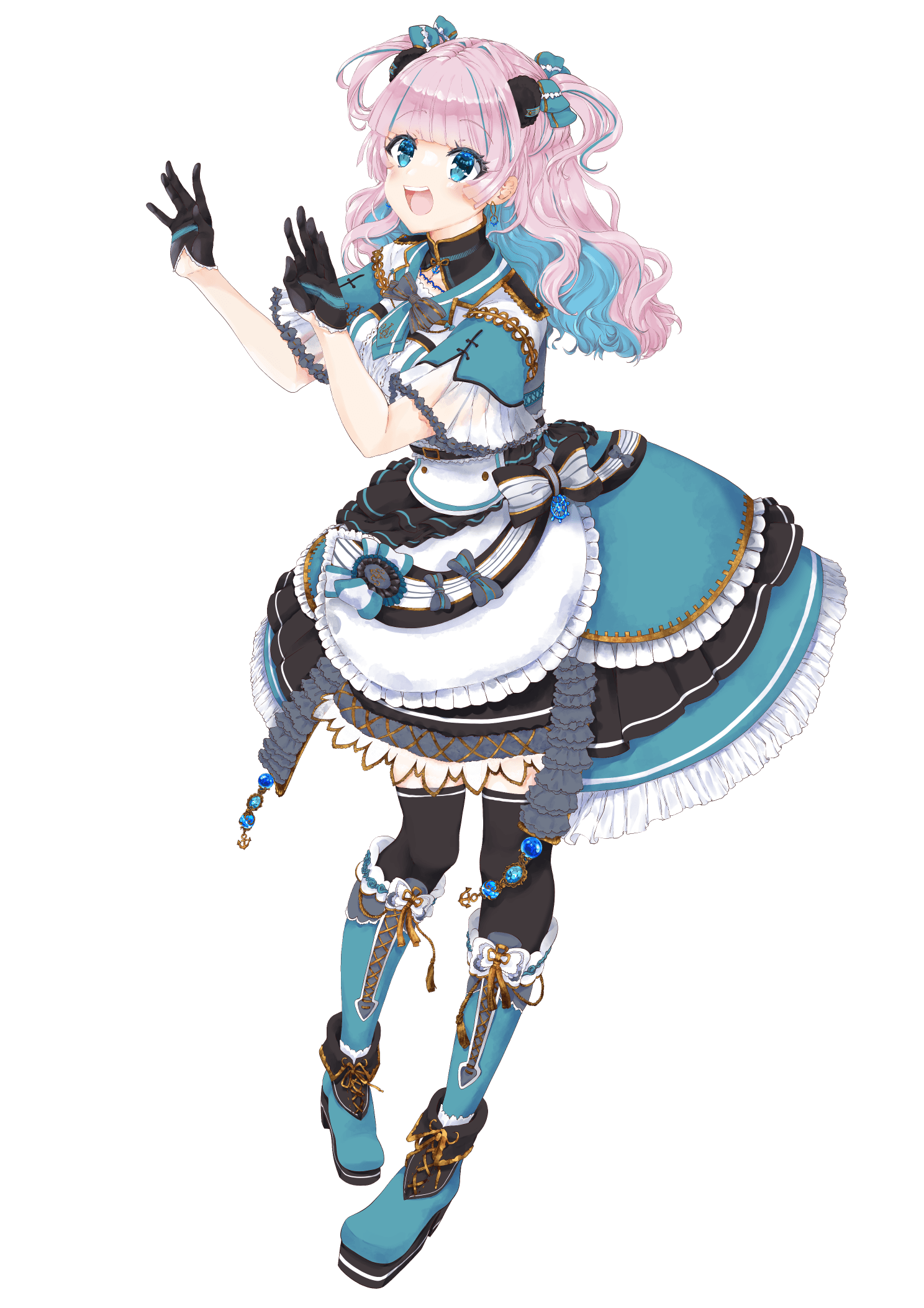 蒼巳生姜（キャラクターデザイナー / Live2D・3D実装 / AIエンジニア）の立ち絵